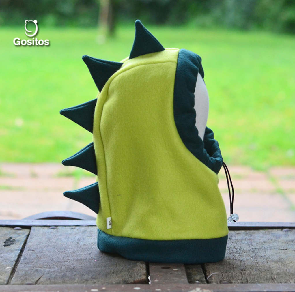 Gorro Dino Verde Lima - Verde Oscuro