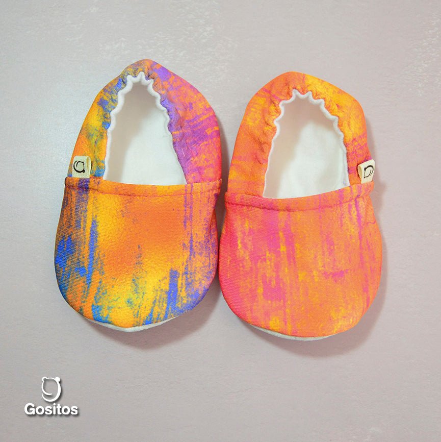 Zapatitos Colores Dorado Gositos.cl