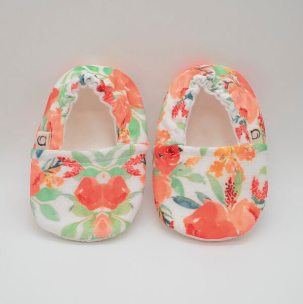 Zapatitos Flores Naranjas