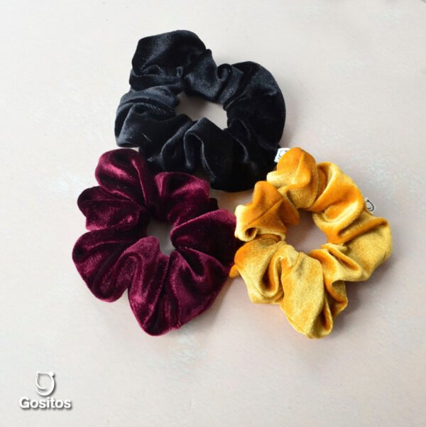 TRIPACK SCRUNCHIES TERCIOPELO DNB G-061