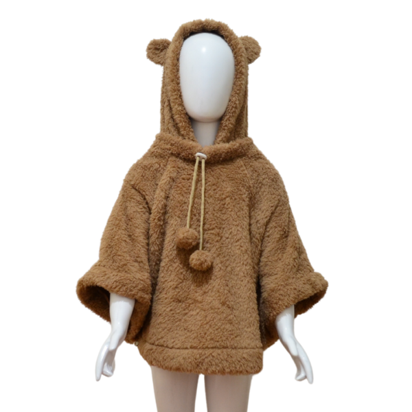 Poncho Osito beige