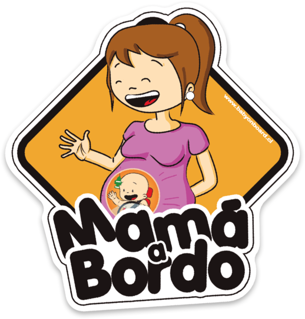 Letrero Auto Mamá a Bordo