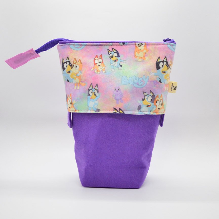 Estuche Vertical Retráctil Bluey Rosado - Imagen 3