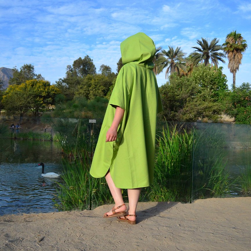 Toalla Adulto Verde Azul Rey - Imagen 2