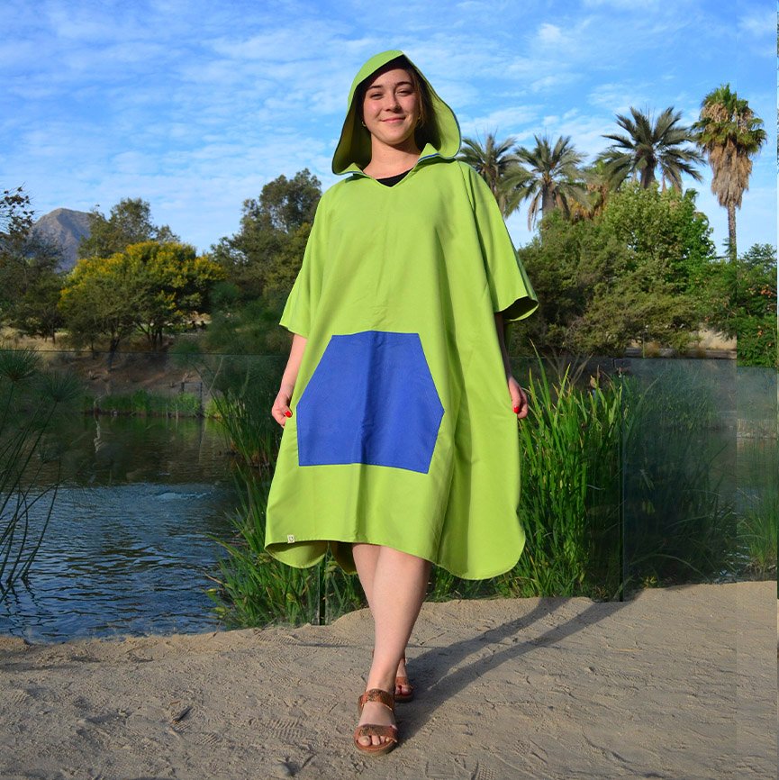 Toalla Adulto Verde Azul Rey